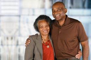 Senior Citizen Transportation Service being used by couple