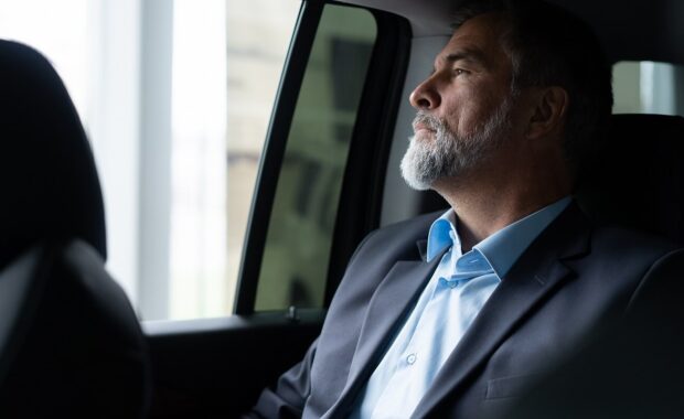 business trip and people concept