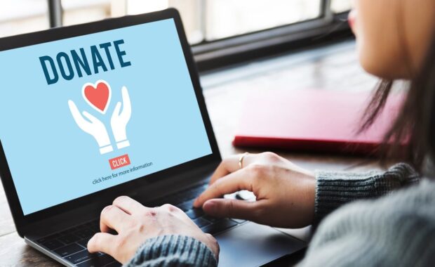 donate charity give help offering volunteer concept