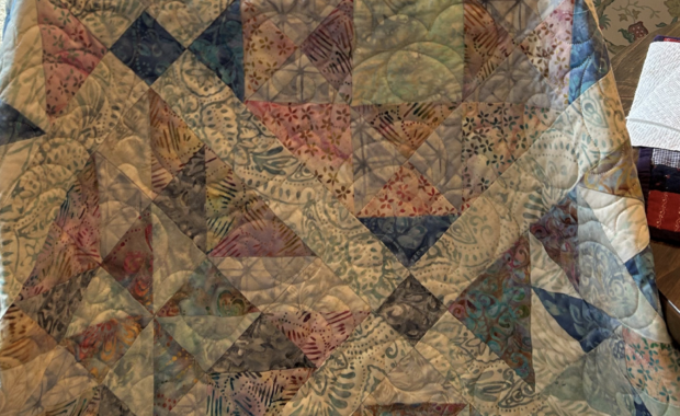 the quilt wanda and dorothy made together