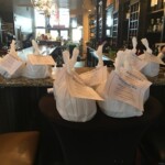 food in bag with paper on front